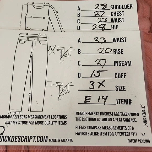 3X Dip brand NWT  Button Front Jumper.    E14 - Picture 9 of 11